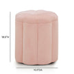 TOV Furniture Fleur Textured Performance Velvet Storage Ottoman