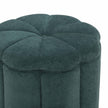 TOV Furniture Fleur Textured Performance Velvet Storage Ottoman