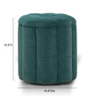 TOV Furniture Fleur Textured Performance Velvet Storage Ottoman