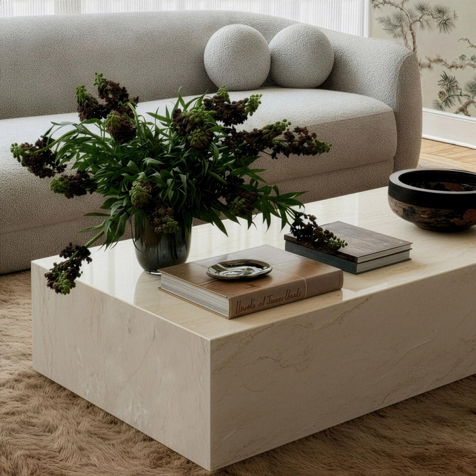 TOV Furniture Romy Rectangular Coffee Table