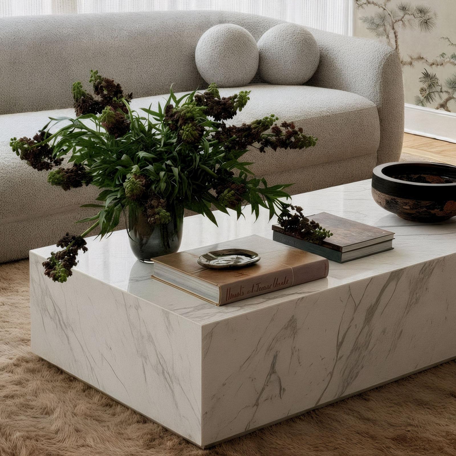 TOV Furniture Romy Rectangular Coffee Table