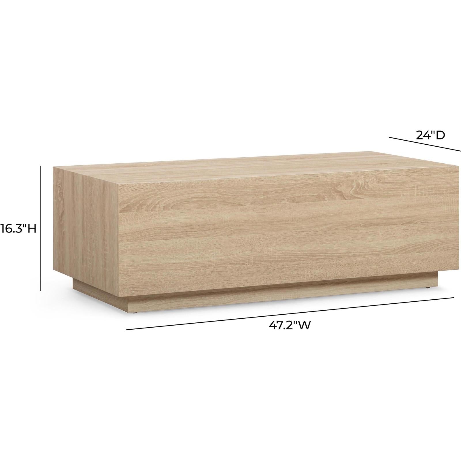 TOV Furniture Romy Rectangular Coffee Table