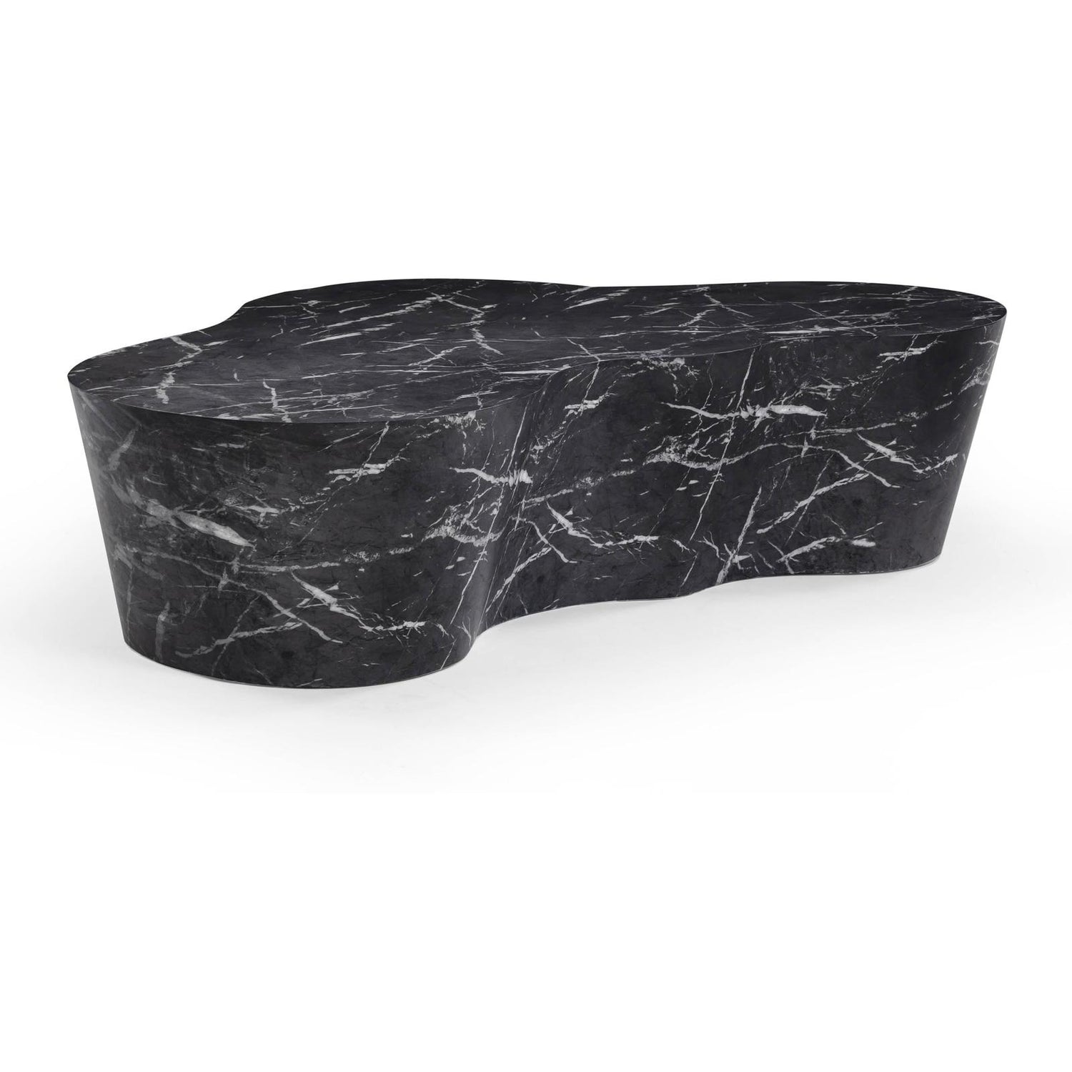 TOV Furniture Slab Black Concrete Indoor/Outdoor Coffee Table