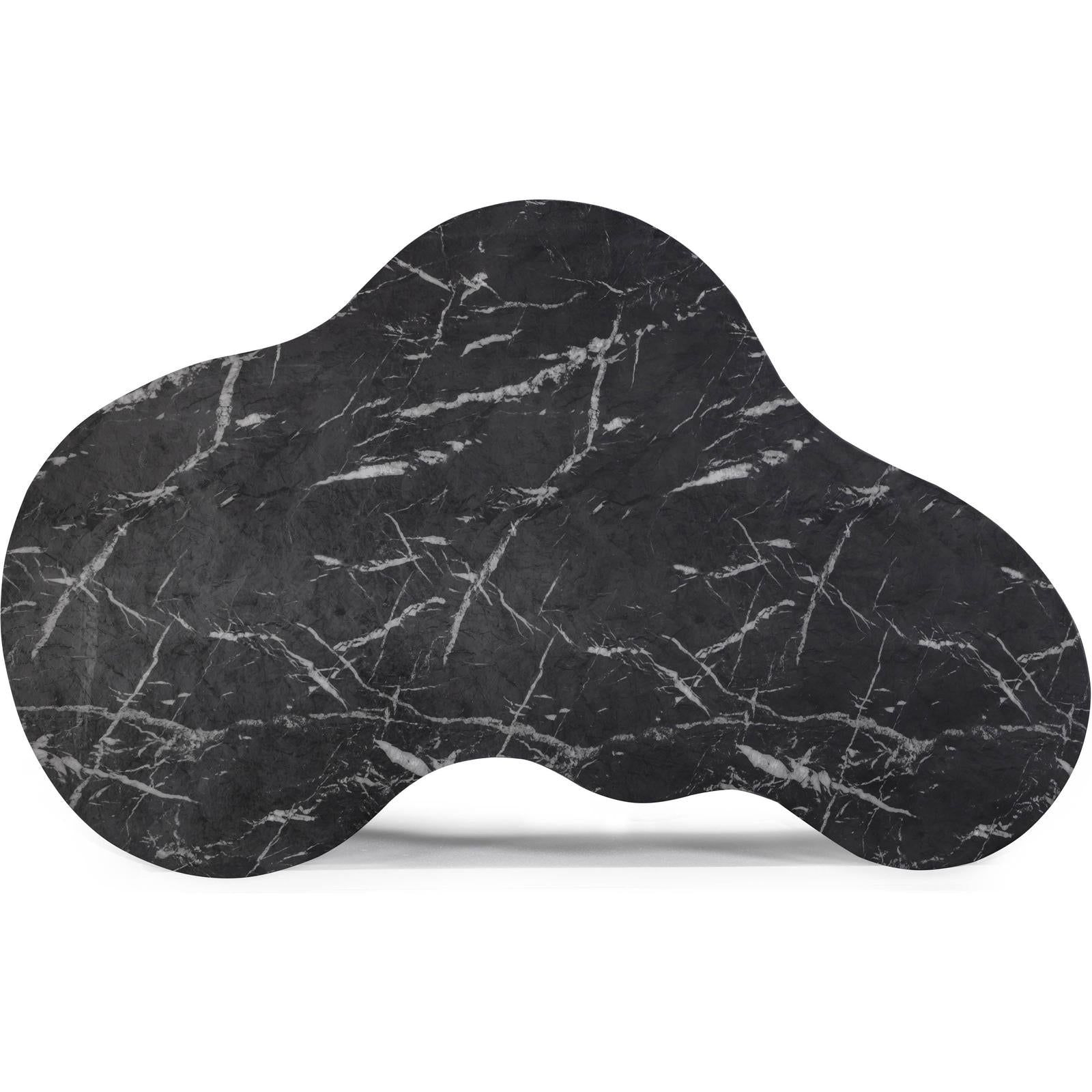 TOV Furniture Slab Black Concrete Indoor/Outdoor Coffee Table