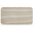 TOV Furniture Tyche Faux Travertine Indoor/Outdoor Concrete Rectangular Coffee Table