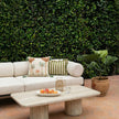 TOV Furniture Tyche Faux Travertine Indoor/Outdoor Concrete Rectangular Coffee Table