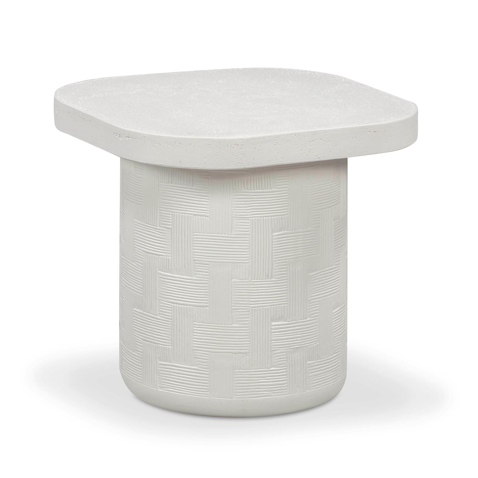 TOV Furniture Suraya Indoor/Outdoor Concrete Side Table