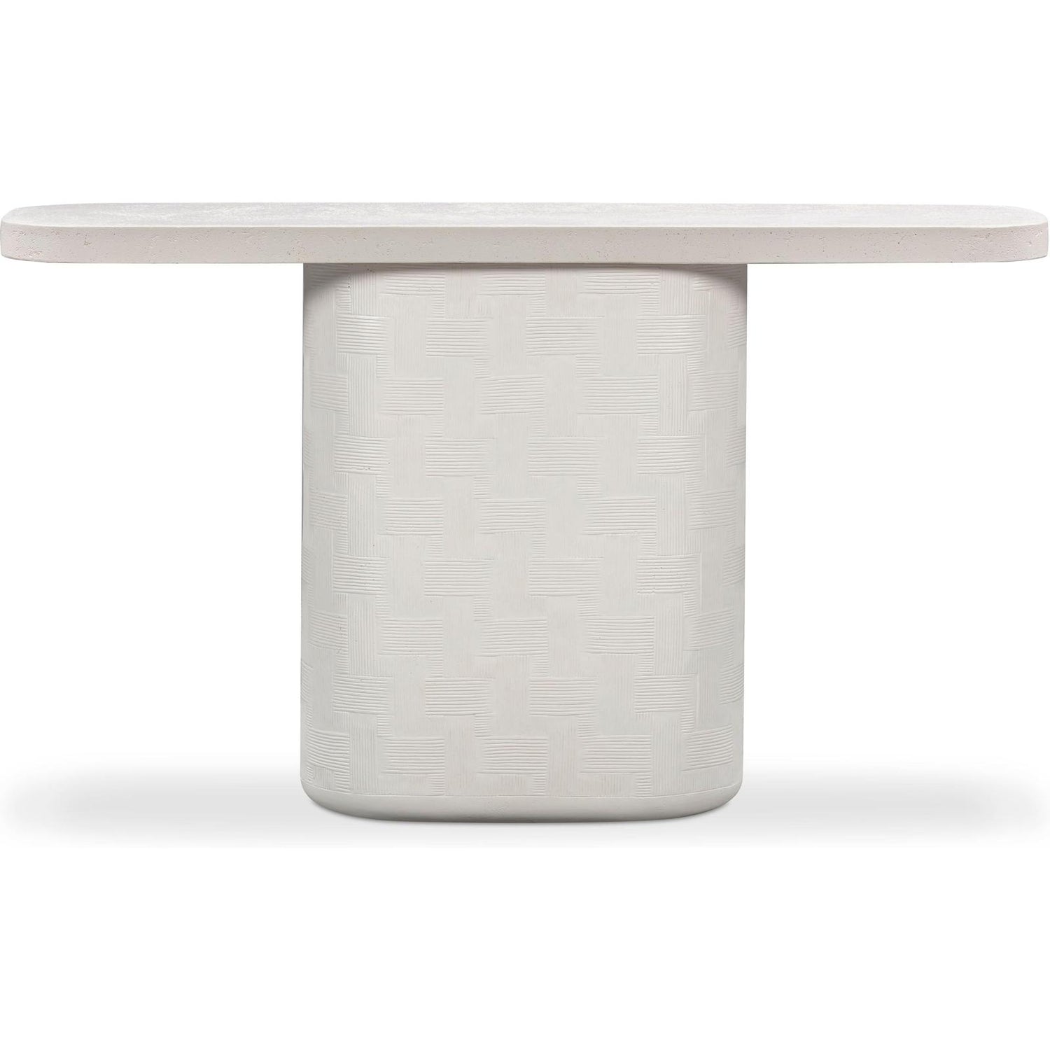 TOV Furniture Suraya Indoor/Outdoor Concrete Console Table