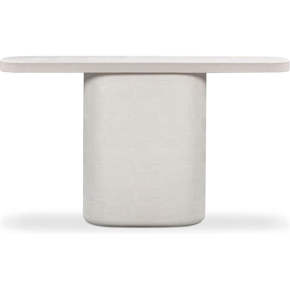 TOV Furniture Suraya Indoor/Outdoor Concrete Console Table