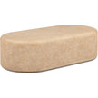TOV Furniture Suraya Indoor/Outdoor Concrete Rounded Coffee Table