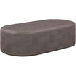 TOV Furniture Suraya Indoor/Outdoor Concrete Rounded Coffee Table