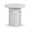 TOV Furniture Cassandra Ivory Indoor/Outdoor Concrete Side Table