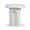 TOV Furniture Cassandra Ivory Indoor/Outdoor Concrete Side Table