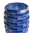TOV Furniture Trax Azul Blue Indoor/Outdoor Ceramic Side Table