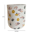 TOV Furniture Ceramic Hand-Painted Floral Indoor/Outdoor Table