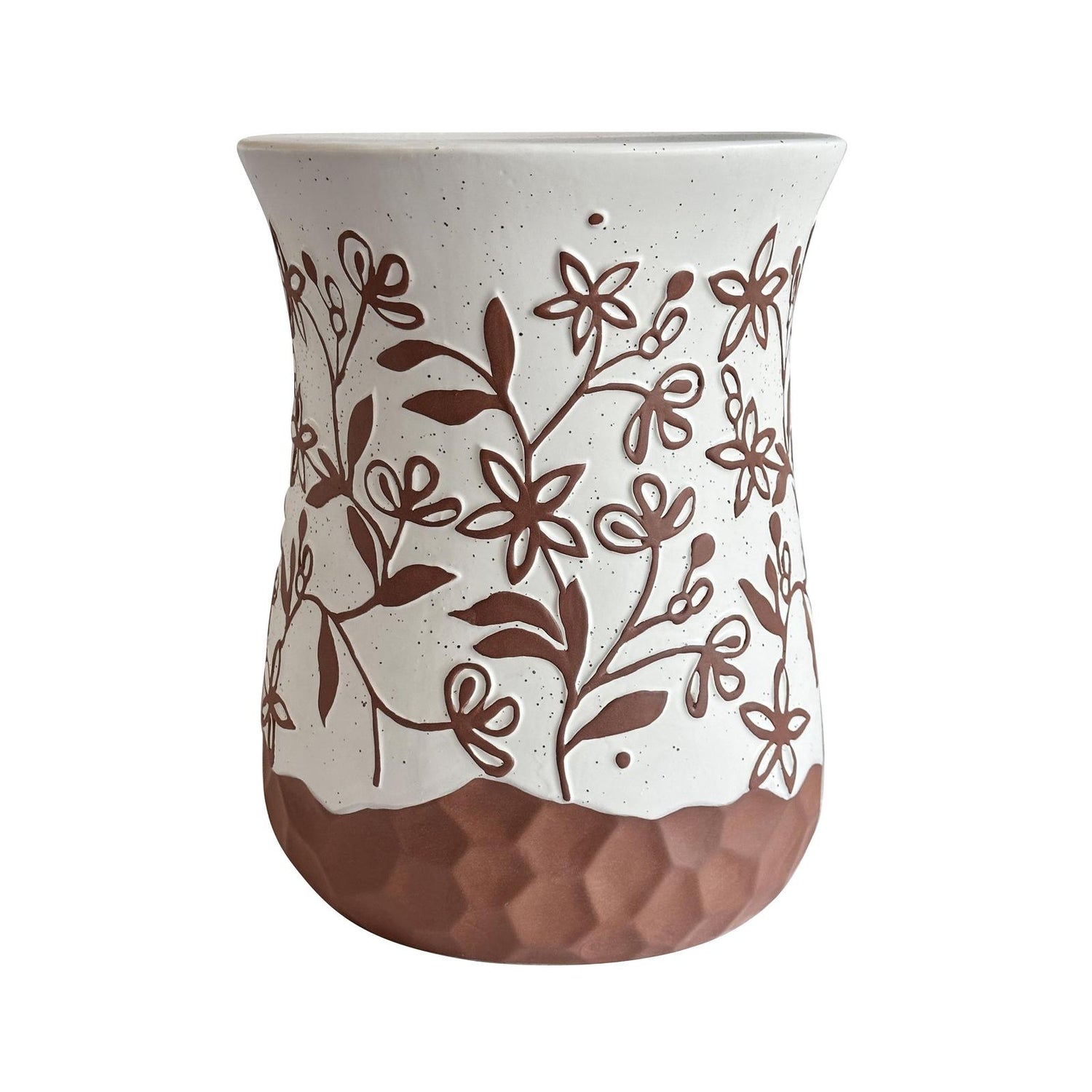 TOV Furniture Ceramic Carved Terracotta Indoor/Outdoor Table