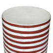 TOV Furniture Tempest Indoor/Outdoor Ceramic Table in Stripes