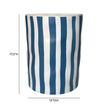 TOV Furniture Tempest Indoor/Outdoor Ceramic Table in Stripes