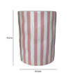 TOV Furniture Tempest Indoor/Outdoor Ceramic Table in Stripes