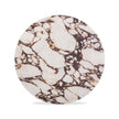 TOV Furniture Pia Red Faux Marble Indoor/Outdoor Concrete Side Table