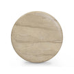 TOV Furniture Hyre Faux Travertine Indoor/Outdoor Concrete Side Table
