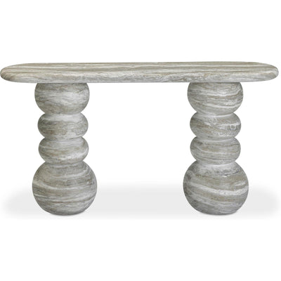 TOV Furniture Hyre Faux Stone Indoor/Outdoor Concrete Console Table