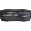 TOV Furniture Hades Black Faux Marble Indoor/Outdoor Concrete Coffee Table