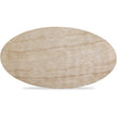 TOV Furniture Sonia Faux Travertine Indoor/Outdoor Concrete Coffee Table