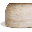 TOV Furniture Sonia Faux Travertine Indoor/Outdoor Concrete Coffee Table