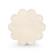 TOV Furniture Blossom Washed Faux Travertine Indoor/Outdoor Concrete Side Table