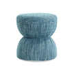 TOV Furniture Tomlin Ruched Performance Fabric Game Ottoman