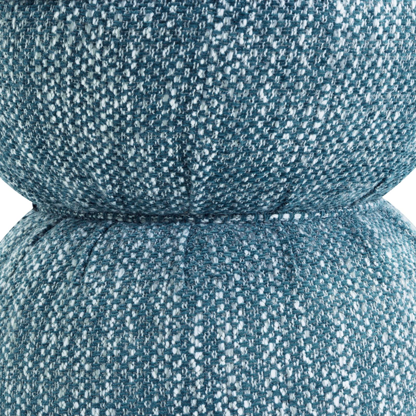 TOV Furniture Tomlin Ruched Performance Fabric Game Ottoman