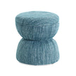 TOV Furniture Tomlin Ruched Performance Fabric Game Ottoman
