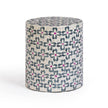 TOV Furniture Lorna Capiz Shell Accent Stool
