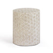 TOV Furniture Lorna Capiz Shell Accent Stool