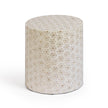TOV Furniture Lorna Capiz Shell Accent Stool