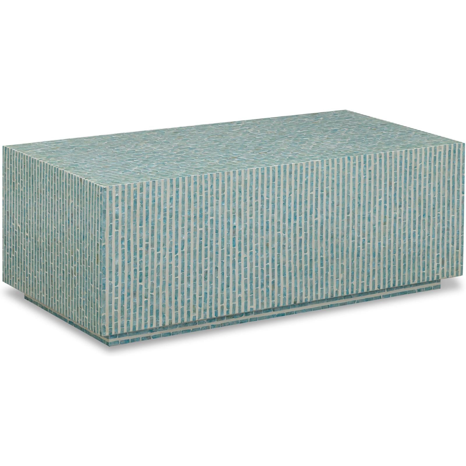 TOV Furniture Earl Shell Rectangular Coffee Table