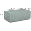 TOV Furniture Earl Shell Rectangular Coffee Table