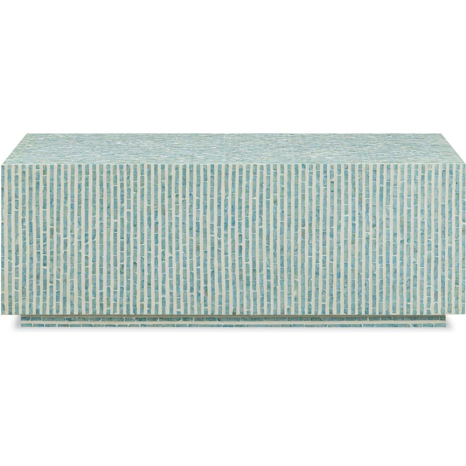 TOV Furniture Earl Shell Rectangular Coffee Table