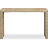 TOV Furniture Mona Natural Seagrass Console Table