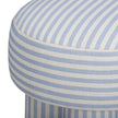 TOV Furniture Masha Striped Performance Linen Accent Stool
