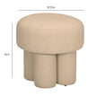 TOV Furniture Masha Yellow Gingham Performance Linen Accent Stool