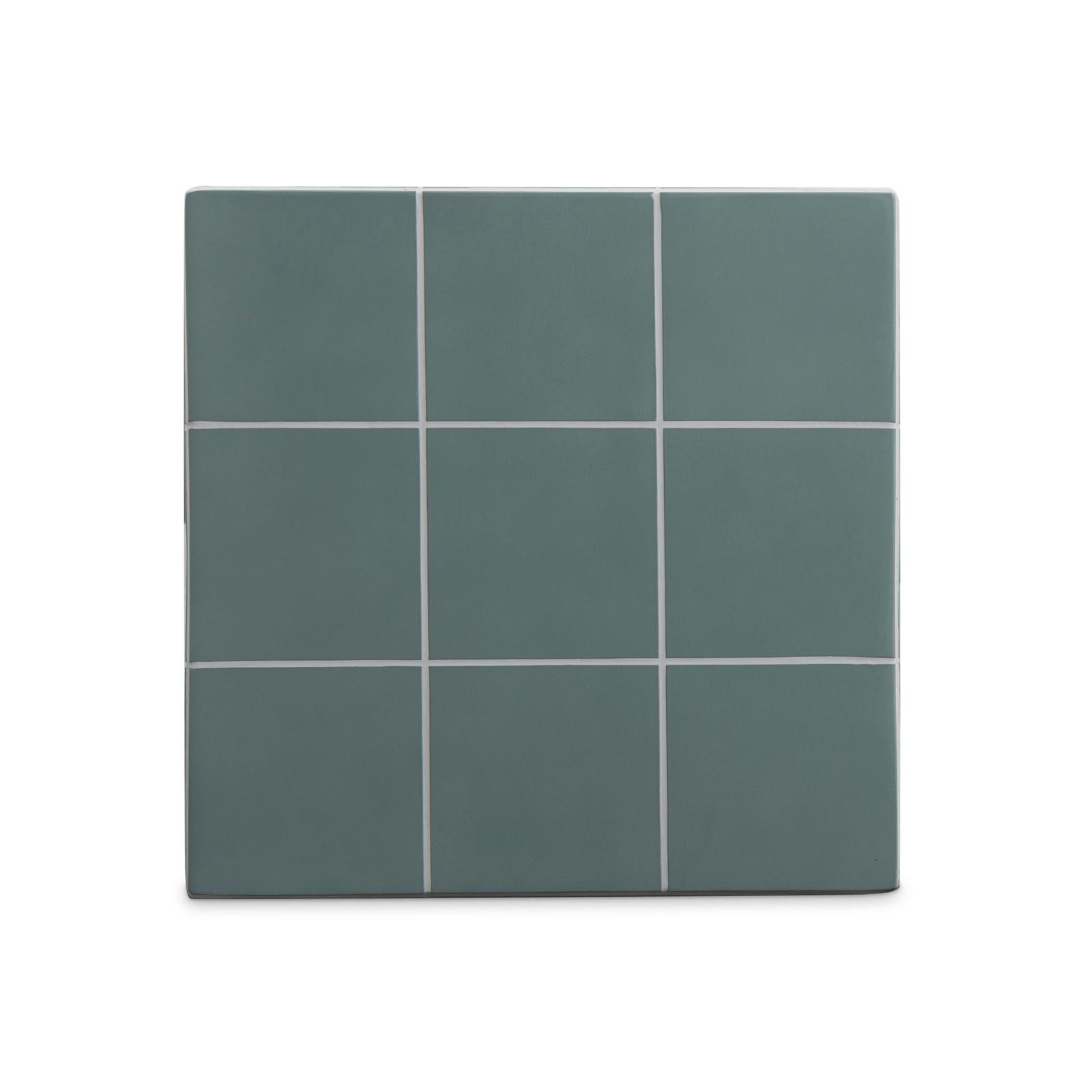 TOV Furniture Alma Tile Concrete Indoor/Outdoor Side Table