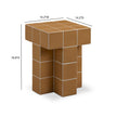TOV Furniture Alma Tile Concrete Indoor/Outdoor Side Table