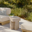 TOV Furniture Alma Tile Concrete Indoor/Outdoor Side Table