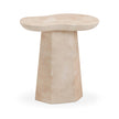 TOV Furniture Zaya Rose Faux Marble Indoor/Outdoor Concrete Side Table