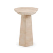 TOV Furniture Zaya Rose Faux Marble Indoor/Outdoor Concrete Side Table