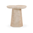 TOV Furniture Zaya Rose Faux Marble Indoor/Outdoor Concrete Side Table
