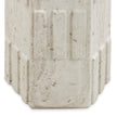 TOV Furniture Asta Faux Travertine Indoor/Outdoor Concrete Side Table
