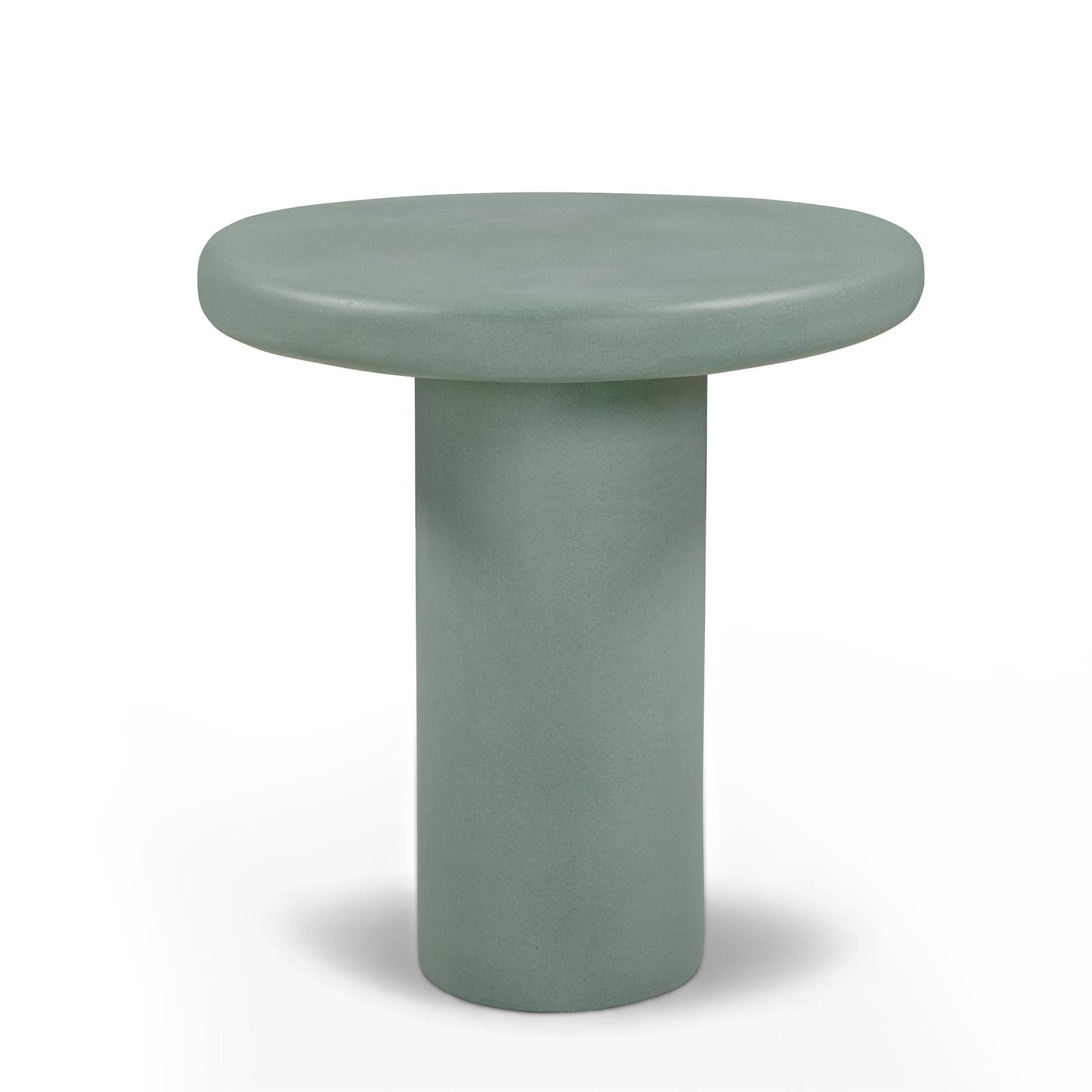 TOV Furniture Jade Concrete Indoor/Outdoor Side Table